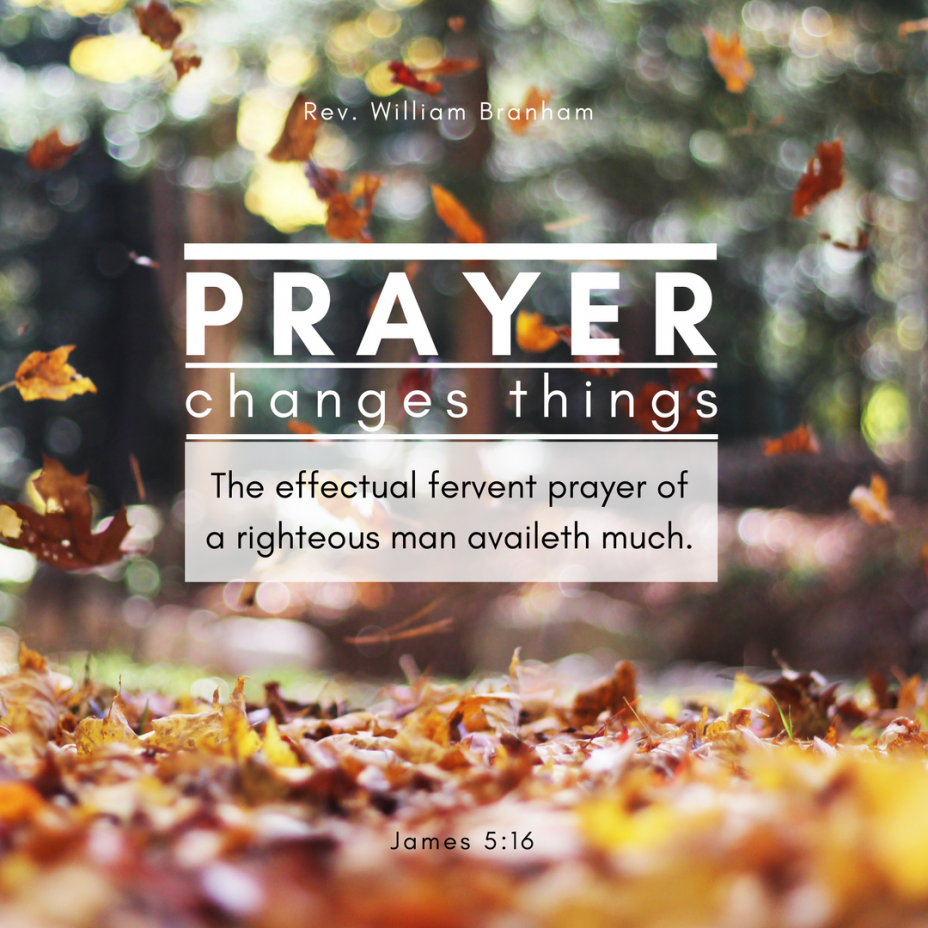 PRAYER changes things