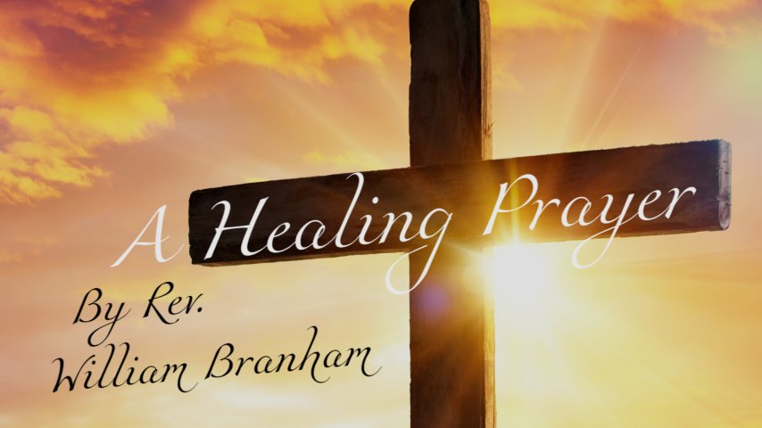 A Healing Prayer